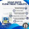 imageHVAC GUYS  Flow Treat Tabs  200 Tablets  AC Drain Line Cleaner  Prevents Odors Keeps HVAC Drain Pan Clean Prevents Overflow  One Tablet Lasts up to 4 Weeks12 Pack 200 Tablets