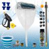 imageHVAC Guys Complete Mini Split Cleaning Kit  Mini Split Coil Cleaner Kit Includes 360 Degree Mini Split Cleaning Bag Bucket Spray Nozzle Coil Cleaner FaucetHose AdapterComplete Kit