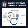 imageLeak Saver Complete R290 and R600A Charging Manifold Hose and Gauge Set with Included K28 ICOR Can Tap Valve and Piercing Can Tap  HVAC Tools Kit  Made in The USALeakSaverR290R600AHoseGauge