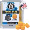 imageHVAC Guys Flow Tabs with Gel Lock Technology  18 Pack  Keeps Drain Pans Clean Prevents Overflow 3 Ton Tab Lasts up to 3 Months  1 Tab is equal to 18 Regular Tablets 324 total  Made in the USA18Pack