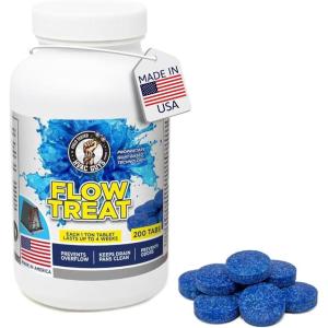 imageHVAC GUYS  Flow Treat Tabs  200 Tablets  AC Drain Line Cleaner  Prevents Odors Keeps HVAC Drain Pan Clean Prevents Overflow  One Tablet Lasts up to 4 Weeks1 Pack 200 Tablets