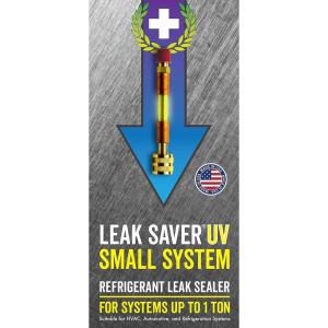 imageLeak Saver Direct Inject UV  Refrigerant Leak Sealer with Added UV Dye to Detect Large Leaks  for AC Refrigeration and Automotive Systems Up to 5 Tons  Compatible with All Refrigerants1 Pack