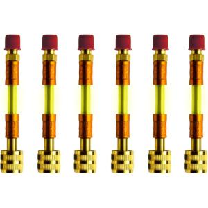 imageLeak Saver Direct Inject UV  Refrigerant Leak Sealer with Added UV Dye to Detect Large Leaks  for AC Refrigeration and Automotive Systems Up to 5 Tons  Compatible with All Refrigerants6 Pack