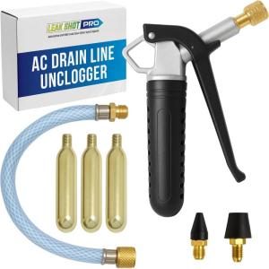 imageAC Drain Line Cleaner Tool ampamp Leak Sealant Injector  Pro Grade Reinforced Injection Gun  Condensate Line Co2 Drain Gun