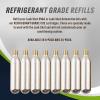 imageLeak Saver  Leak Shot Refrigerant Grade CO2 Refill Cartridges 8 Pack  Refill for The Leak Shot HVAC Kit Sold Separately  for AC ampamp Refrigeration Systems  USA Made24 Pack